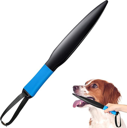 Lenwen Dog Break Stick Pet Dog Bite Training Stick Pet Chew Toys for Small Medium Pet Supplies, 13.6 x 2 x 0.6 Inch(Blue)