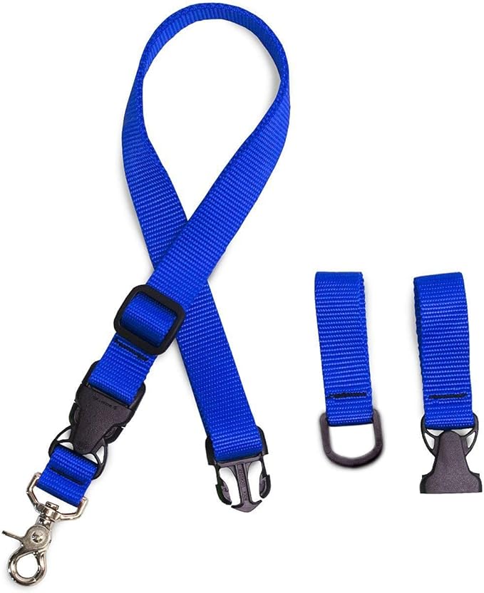 The Buddy System Accessories for Our Dog Leashes Made in USA (Extra Buddy, Regular Dog Blue)