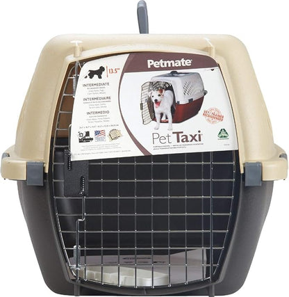Aspen Pet Petmate 24.1 X 16.73 X 14.5 Medium to Large Fashion Pet Taxi Dog Carrier, White, Airline Approved, Durable, Up to 20 lbs, Small to Medium Dog Breeds (up to 20 lbs), Travel, Air Travel