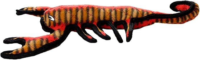 TUFFY - World's Tuffest Soft Dog Toy - Desert - Multiple Layers. Made Durable, Strong & Tough. Interactive Play (Tug, Toss & Fetch). Machine Washable & Floats (Scorpion, Large 2 Pack)