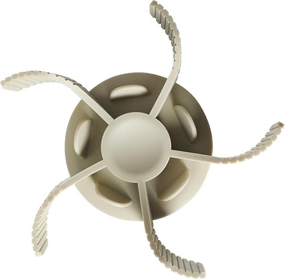 Gibson Home Curious Canines 7.5” Slow Feeder Dog Bowl Insert, Silicone Anti-Gulp Insert, Fits Stainless Steel & Standard Dog Bowls, Dishwasher Safe, Taupe