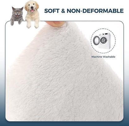 Cat Hammock for Cage Hanging Reversible 2Pack,Pet Hammock Bed Adjustable,Soft Sleeping Hammock for Cats,Ferret,Puppy,Rabbits,Small Animals (L, CAT)