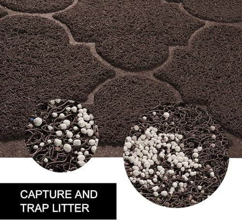 LittleTiger Cat Litter Mat, XL Super Size, Phthalate Free, Easy to Clean, 46x35 Inches, Durable, Soft on Paws, Large Litter Mat. - Image 5