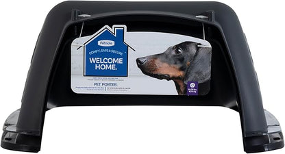 Petmate Pet Porter Dog Kennel 24", Dark Gray & Black, for Pets 15-20lbs