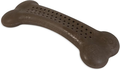 Pet Qwerks Flavorit BarkBone - Fillable Dog Bone for Moderate Chewers - Mesquite Chicken Flavor - 6.75"