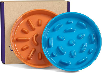 LE TAUCI Dog Bowl Slow Feeder Ceramic, 1.5 Cups Slow Feeding Dog Bowl Small Medium Breed, Puppy Slow Feeder Bow for Fast Eaters, Dog Dishes to Slow Down Eating, Puzzle Dog Food Bow