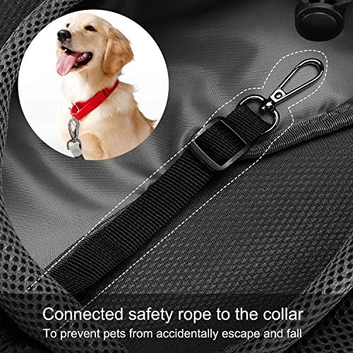 FDJASGY Pet Sling Carrier for Small Dogs Cats,Breathable Mesh Travelling Hand Free Puppy Backpack with Pouch and Adjustable Strap Carrier - Image 2