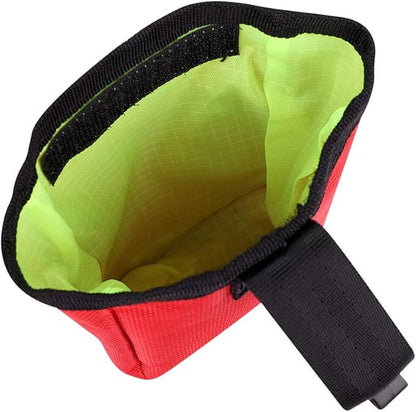 Dog Treat Pouch Pet Training Waist Bag Portable Food Snack Small Item Storage Holder Bag Hook Design Pet Training Reward Pouch Bait Sack Mini Doggie Puppy Bird Snack Carrier Container Pockets