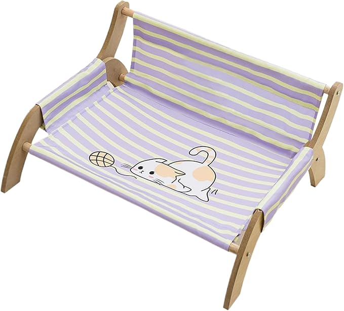 Cat Lounger, Cat Wall Hammock, Cats Sleeping Cat's Supplies, Elevated Bed, Detachable & Breathable Easy for Soothing Rest Multi Cats Households Indoor Living Room Bedroom Balcony