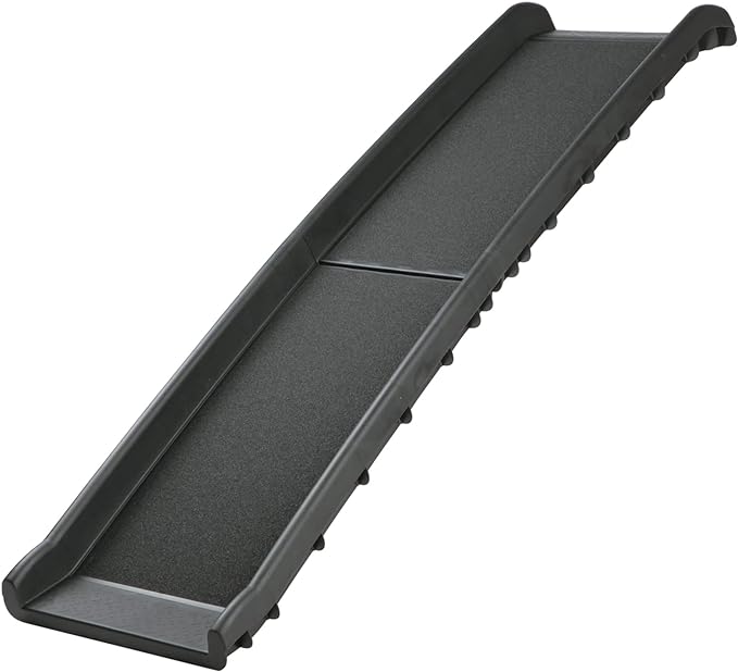 Trixie Folding Dog Ramp with Non-Slip Surfaces - Pet Ramp for Large Cars and SUVs - Foldable, Easy to Store and Clean - in Black