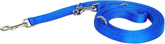 Hamilton Pet & Equine Hamilton Double Thick Nylon European Lead, 3/4-Inch, Blue