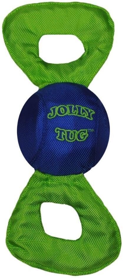 Jolly Pets 2 Pack of Jolly Tug Dog Toys, Large, Assorted Colors