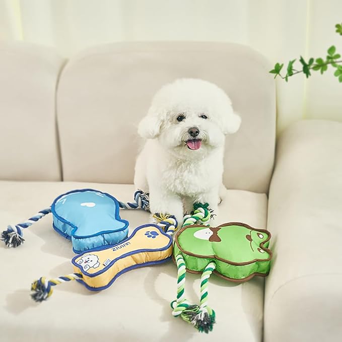 Durable Dog Toy – Interactive Chew Toy – Multiple Styles & Sizes Frog S