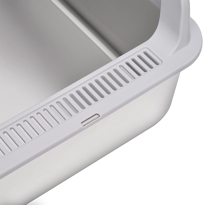 Plastic Lid for Large Stainless Steel Cat Litter Box, 23.6" x 15.7" x 4"