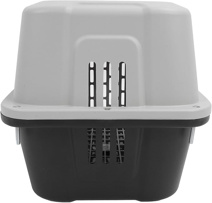 ABS Pet Carrier, Sturdy Hard Plastic Travel Carrier with Superior Ventilation from 4 Sides, Easy to Clean and Maintain, for Small Dogs and Cats, 11.81 x 12.20 x 18.90 Inches