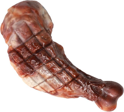 Durable Dog Chew Toy for Aggressive Chewers,Indestructible Dog Toy for Small/Medium/Large Dogs-Tough Nylon Chicken Leg Toy for Teeth Cleaning and Training