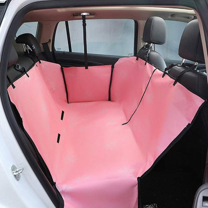 Dog Car Seat Cover - Heavy Duty Dog Hammock with Side Flaps - Waterproof/Scratch Proof/Nonslip Padded Pet Seat Cover - Universal fits All Cars