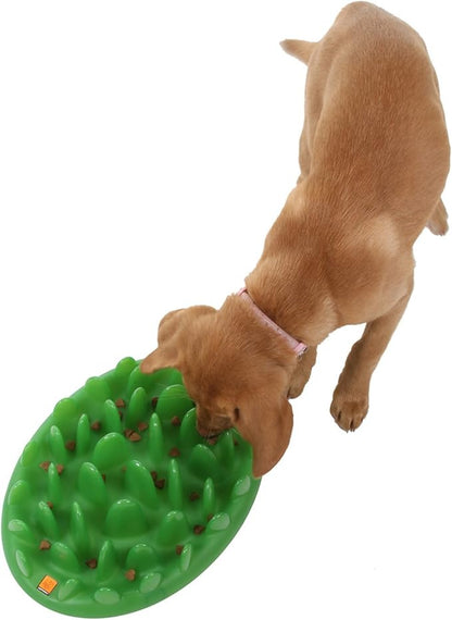 Company of Animals GREEN Slow Interactive Feeder for Dogs, Size Large, Best Fun Slow Feeder Dog Bowl, Anti-Gulp, Gobble Stopper, Mental Stimulation Dog Puzzle, Suitable for Small, Medium & Large Dogs