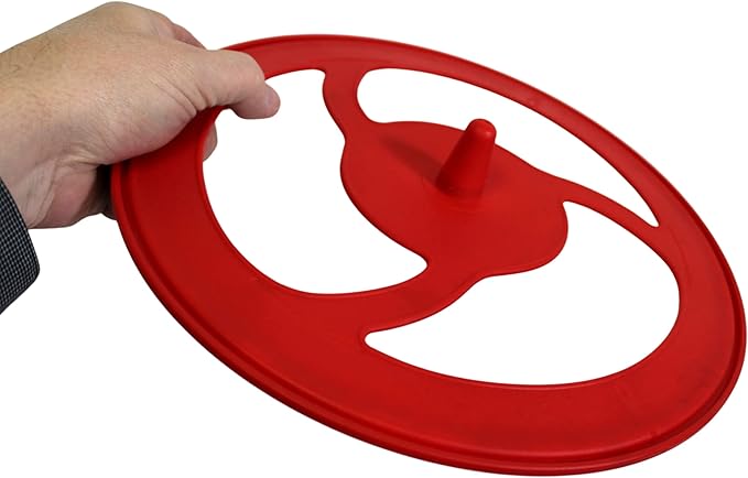 Dependable Industries inc. Essentials 2-Pack 10 Inch Aerodynamic Flying Discs – Lightweight Plastic Throwing Disc for Outdoor Play and Dog Fetch, Assorted Colors