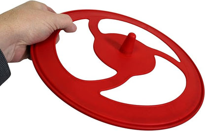 Dependable Industries inc. Essentials 2-Pack 10 Inch Aerodynamic Flying Discs – Lightweight Plastic Throwing Disc for Outdoor Play and Dog Fetch, Assorted Colors