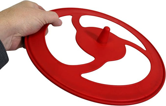 Dependable Industries inc. Essentials 2-Pack 10 Inch Aerodynamic Flying Discs – Lightweight Plastic Throwing Disc for Outdoor Play and Dog Fetch, Assorted Colors