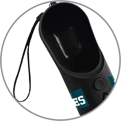 Pets First Dog Water Bottle. NFL Philadelphia Eagles PET Water Bottle. Best Cat Water Bottle. Water Fountain Dispenser for Dogs & Cats., Black, 13.5oz (PHL-3344)