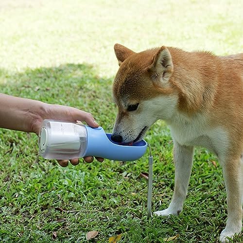 Dog Water Bottle with Food Container, Portable Pet Dog Water Dispenser for Outdoor Walking,Hiking,Travel,Puppy Essentials,Puppy Supplies,Replaceable Waste Bags - Image 5