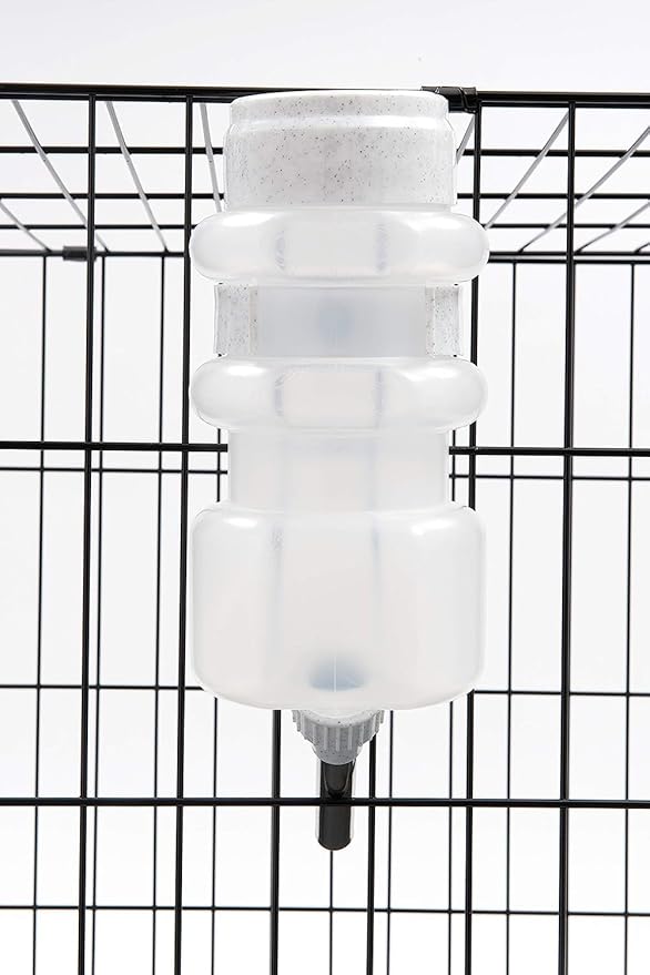 Lixit Top Fill NO-Drip Water Bottles for Dogs. (44 FL Oz (Pack of 1), White)