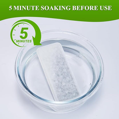 Accessories Set (Replacement Filter & Water Pump Sponge) for Pet Water Fountain- 6 pcs Packed Filters & 6 pcs Packed Sponges, Only Suitable for PETIMI Pet Water Fountain (Model PF-SS-01/02/03)