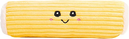 Squeaky Dog Plush Toy, Bakery Bite_Stick Collection, 8", for Small and Medium Dogs (Swiss Roll, Small)