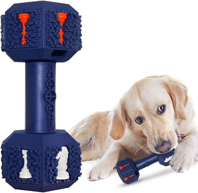 Dog Chew Toys for Aggressive Chewers,Food Grade Non-Toxic Dental Pet Toy,Tough Durable Indestructible Dog Toys for Medium Large Dogs.Blue