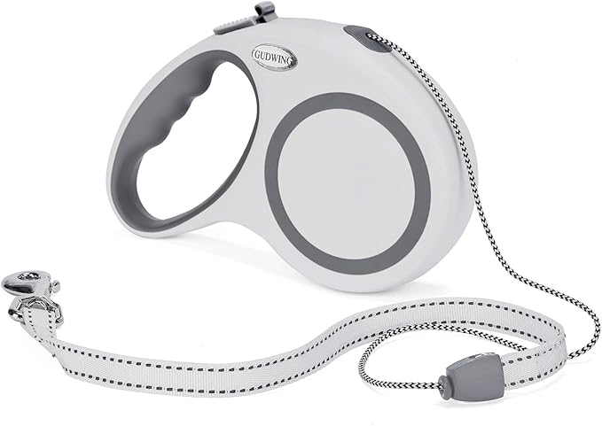 Retractable Dog Leash 30 FT, GUDWING Dog Walking Leash for Medium Large Dogs up to 77 lbs, Heavy Duty No Tangle, Large