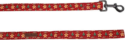 Dog Leash, Christmas Dogs Leashs Gingerbread Man Holiday Adjustable Dog Leash for Medium Boys and Girls Dogs