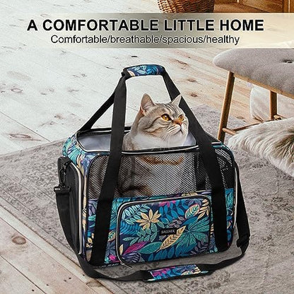 BAGLHER Pet Travel Carrier for Small Medium Cats & Dogs, Airline Approved Soft Sided - Image 7