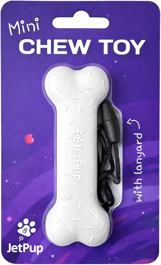 Mini Pup Chew Toy Lanyard- Bone - Human Grade Chew Toy - Human Pup Play - 100% Food Grade Silicone (Mini White Bone)