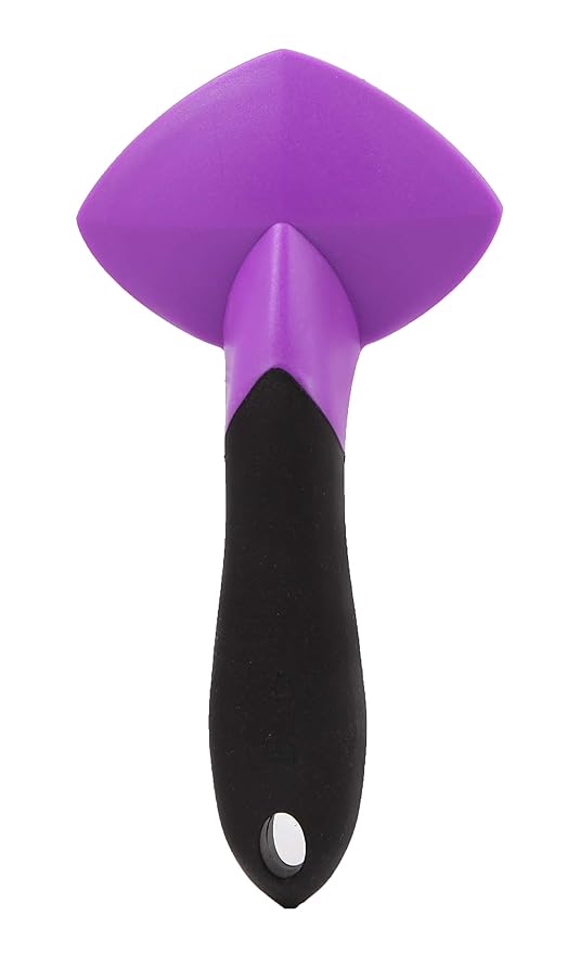 Hartz Groomer's Best Small Slicker Brush for Cats and Small Dogs, Black/Violet, 1 Count (Pack of 2)