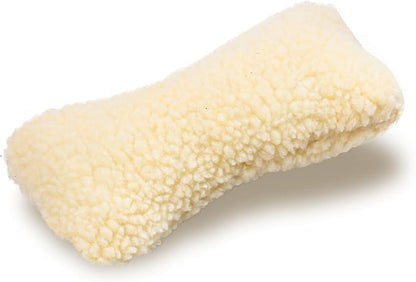 SPOT 9in Vermont Style Fleece Bone Dog Toy – Soft Comfort Plushie for Medium Dogs & Puppies – Built-in Squeaker – No Plastic Parts – Safe for Light Chewers – Cuddly & Calming Pet Toy