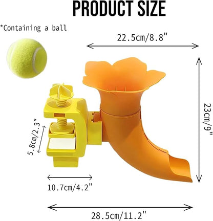 Automatic Dog Ball Launcher Toy - Adjustable Height, Interactive Fetch Machine for Indoor/Outdoor Play, Energy Release & Training, Fun for All Dog Sizes (Attaches to Door/Post/Table)