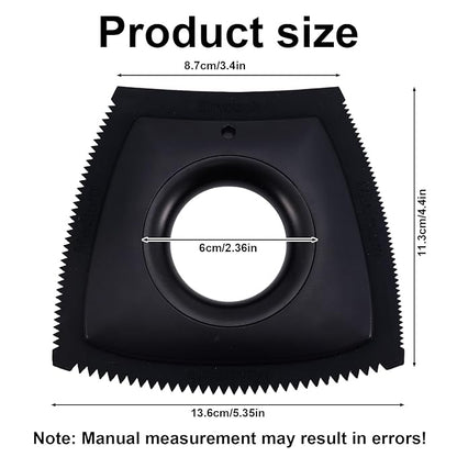 Pet Hair Remover, 2025 New Mini Pet Hair Remover Multi-Surface Silicone Dog Cat Fur Clean tool for Furniture Car Carpet Sofa Clothing Cleaning (Black)