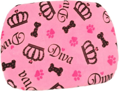 FidoRido Dog Car Seat Cover Machine Washable Replacement Fleece Cover, Comfortable & Durable, for Cars & SUVs, Seat Protector for Dogs, Vacation and Travel Essential, Pink Diva