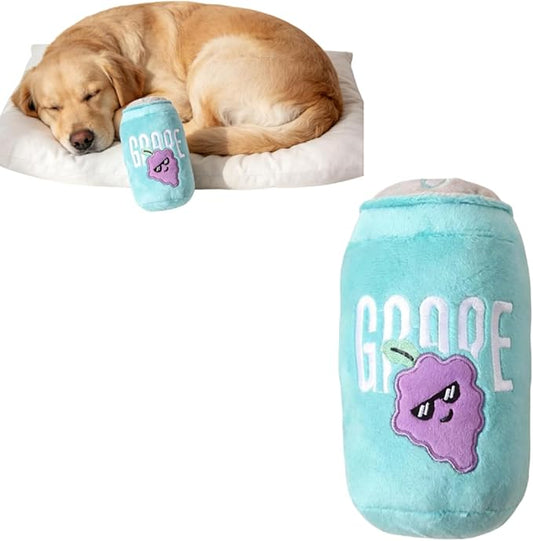 1 Pcs Interactive Dog Toys to Keep Them Busy, Squeaky Dog Toys for Small, Medium Dogs, Puppy Teething Toys for Gentle Chew, Non-Destructive Play (Aqua)