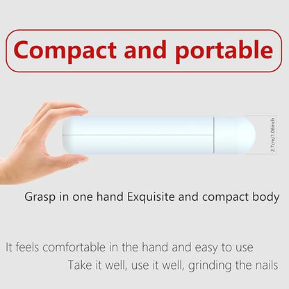 Dog Nail Trimmers-Powerful 2-Speed Dog Nail Grinder-with Safe LED Lighting and Battery Capacity Indicator Light & Type-c USB Rechargeable Quiet pet Nail Grinder for Dogs/Cats (grinder+Charging Cable)