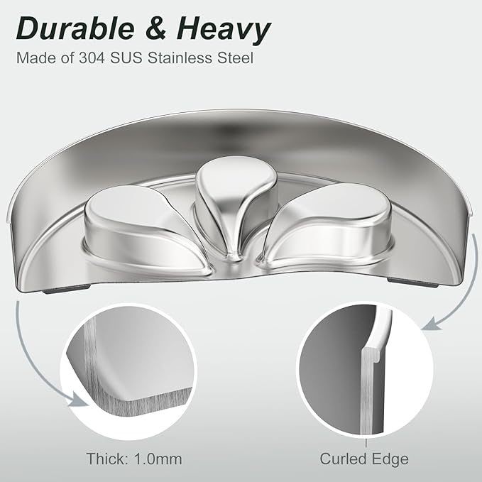 Slow Feeder Dog Bowl-3.5Cups for Large Breeds, Food Grade 304 Stainless Steel Dog Bowls with Non-Slip Base, Maze Pet Dish to Slow Down Eating, Dishwasher-Safe