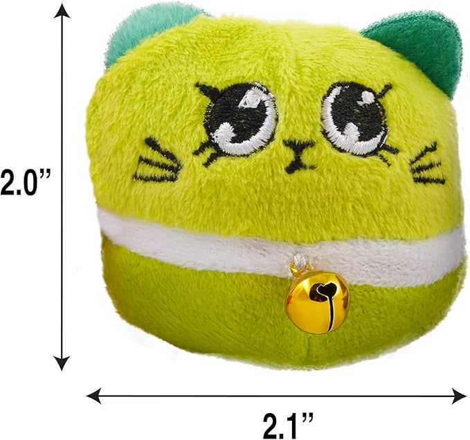 Cattraction with Silver Vine & Catnip Macaron Mice - 2 Pack,All Breed Sizes