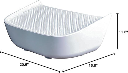 CATLINK Ramp, Compatible with Prox Series Self Cleaning Cat Litter Box, Easy Entry for Elder Cats, Kitten and Cats with Limited Mobility, Traps Mess from Box and Paws (White)