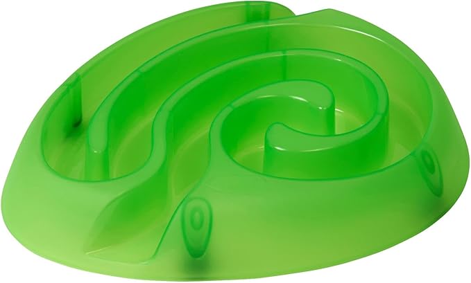 Kruuse Buster DogMaze Mini Green Bowl – Non-Toxic Interactive Slow Feeder for Better Digestion & Energy