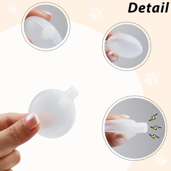 30PCS Replacement Squeakers for Dog Toys, 45MM Toy Noise Maker Plush Toy Repair Reed Insert Airbag Replacement for Dog Cat Toy Repair DIY (45mm, 30pcs)