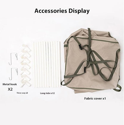 2 Tiered Hanging Cats Bed Door Mounted Space Saving Double Layer Cats Hammock for Multiple Cats with Breathable Polyeste