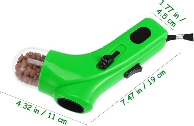 Launcher for Dogs Puppy Treat Catapult Toy Interactive Dog Training Toy Spring Trigger Fun for Pups