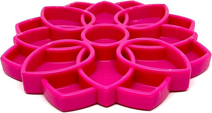 SodaPup Mandala eTray – Durable Slow Feeder Tray Made in USA from Non-Toxic, Pet-Safe, Food Safe Material for Mental Stimulation, Calming, Avoiding Overfeeding, Slow Eating, Healthy Digestion & More